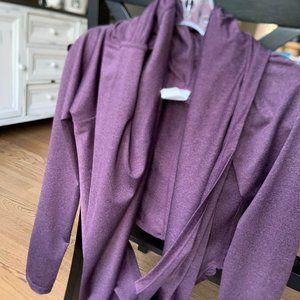 ZYIA Purple Yoga Shawl - Size XS